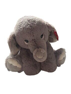 Aurora 'Lil Benny' The Elephant-Plush Stuffed Animal-Gray-Soft-9 in-NWT